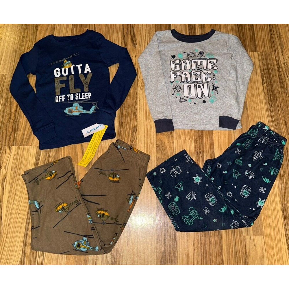 Carter's‎ Boy's Pajamas PJ Set Size 6 Lot Of 2